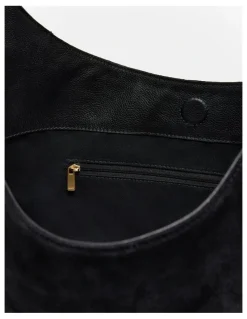 Mimco Shield Hobo Bag in Black