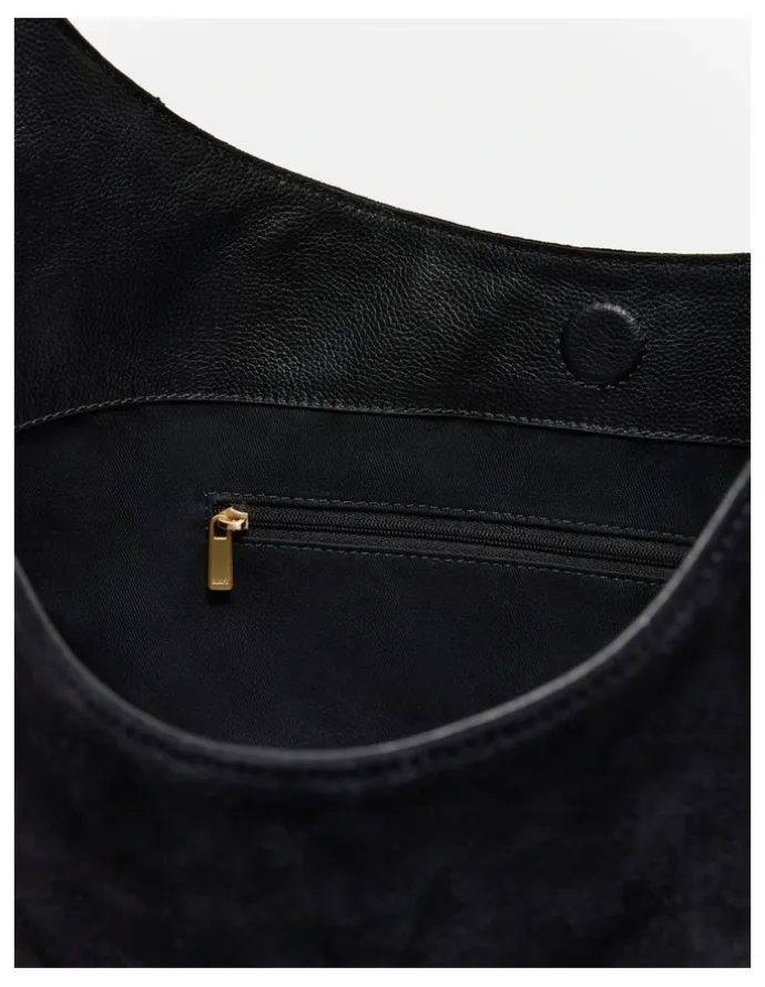 Mimco Shield Hobo Bag in Black