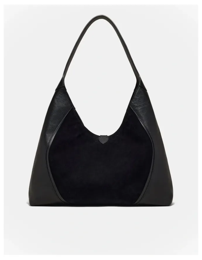 Mimco Shield Hobo Bag in Black