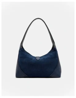 Mimco Shield Shoulder Bag in Navy