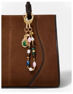 Mimco Snake Bag Charm in Malachite