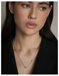 Mimco Splash Necklace in Silver
