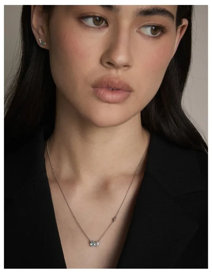 Mimco Splash Necklace in Silver