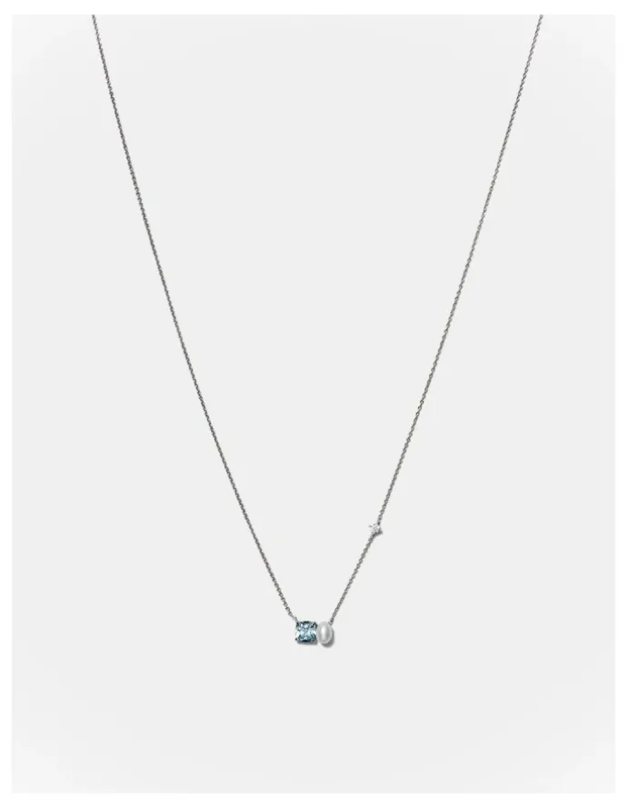Mimco Splash Necklace in Silver