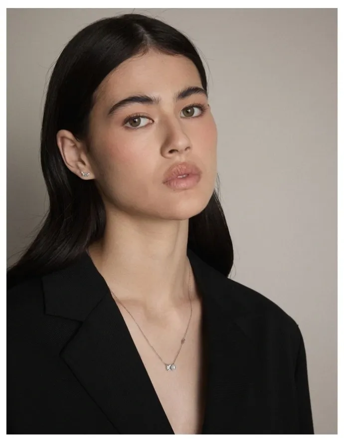 Mimco Splash Necklace in Silver