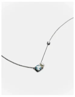 Mimco Splash Necklace in Silver
