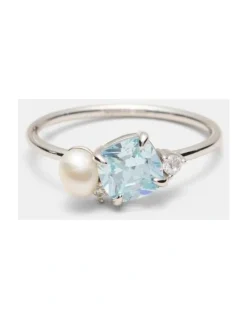 Mimco Splash Ring in Silver