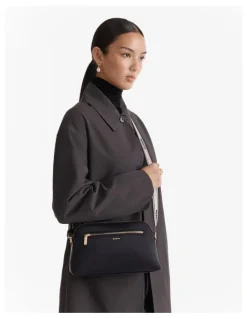 Mimco Squad Crossbody Bag in Black