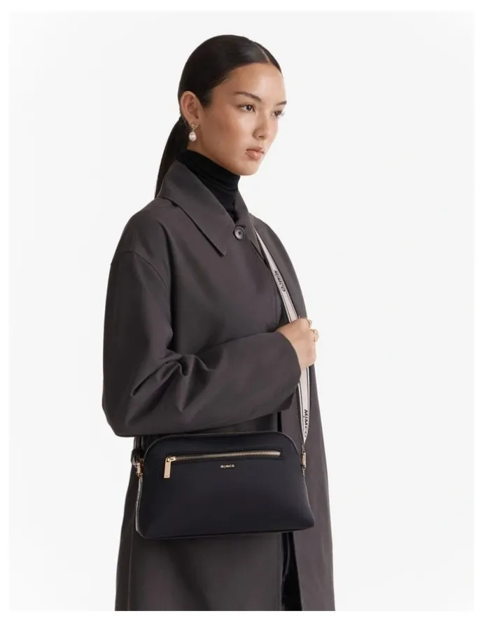 Mimco Squad Crossbody Bag in Black