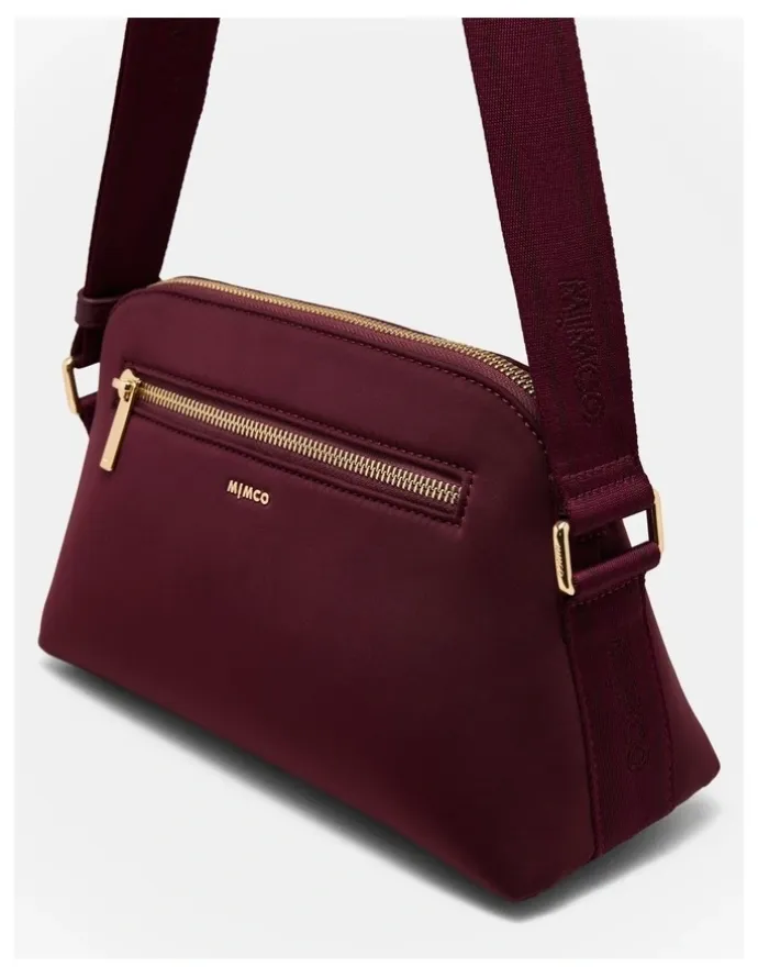 Mimco Squad Crossbody Bag in Merlot