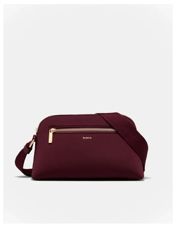 Mimco Squad Crossbody Bag in Merlot