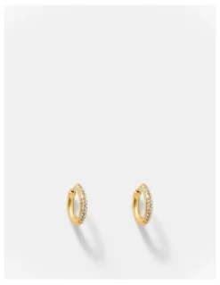Mimco Talisman Charm Hoop Earrings in Ultra Marine