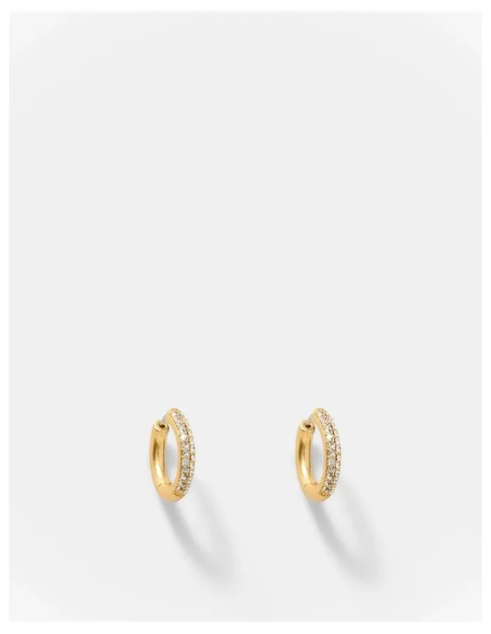 Mimco Talisman Charm Hoop Earrings in Ultra Marine