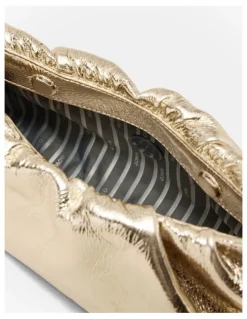 Mimco The Clutch Bag in Light Gold
