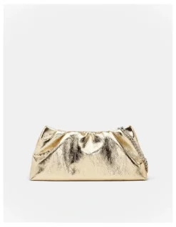 Mimco The Clutch Bag in Light Gold