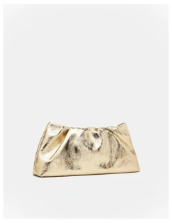 Mimco The Clutch Bag in Light Gold