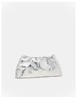 Mimco The Clutch Bag in Silver
