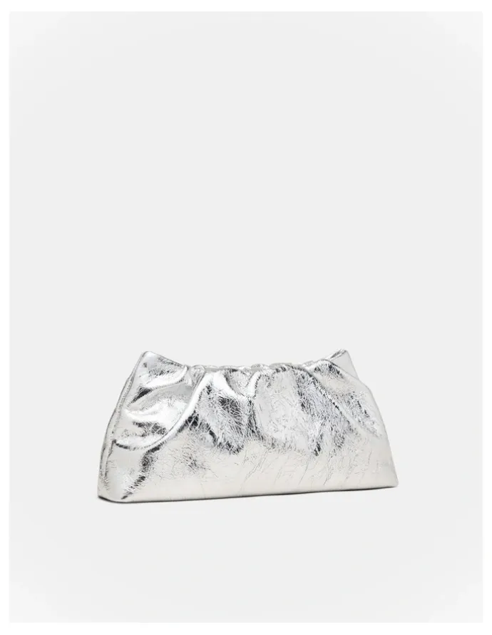 Mimco The Clutch Bag in Silver