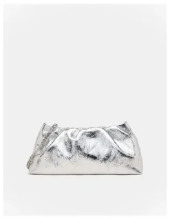 Mimco The Clutch Bag in Silver