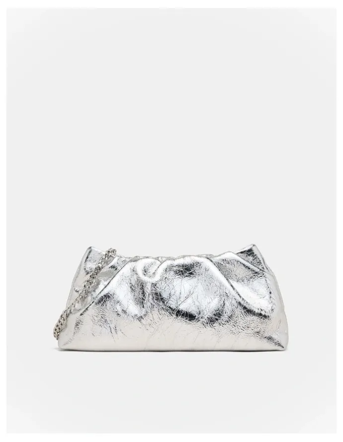 Mimco The Clutch Bag in Silver