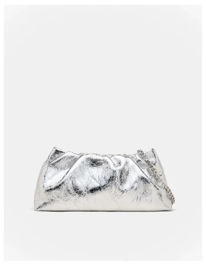 Mimco The Clutch Bag in Silver