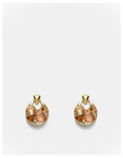 Mimco Treasure Earrings in Pink Salt