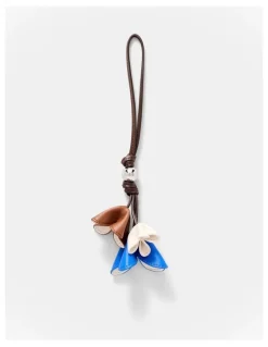 Mimco Trio Floral Charm in Cobalt