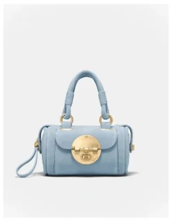 Mimco Turnlock Bowler Grab Crossbody Bag in Cornflower