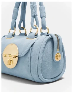 Mimco Turnlock Bowler Grab Crossbody Bag in Cornflower