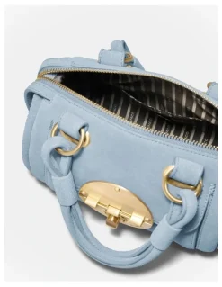 Mimco Turnlock Bowler Grab Crossbody Bag in Cornflower