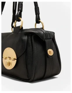 Mimco Turnlock East West Bag in Black