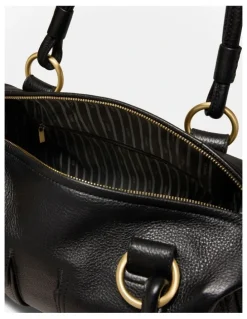 Mimco Turnlock East West Bag in Black