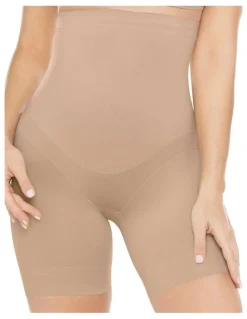 Miraclesuit Shapewear Adjustable Fit High Waist Thigh Slimmer in Nude