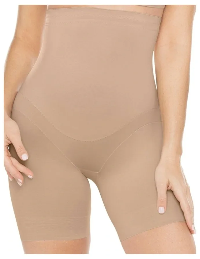 Miraclesuit Shapewear Adjustable Fit High Waist Thigh Slimmer in Nude