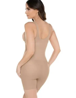 Miraclesuit Shapewear Back Magic Long Leg Torsette in Beige