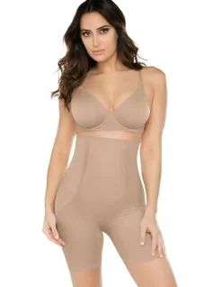 Miraclesuit Shapewear Back Magic High Waist Long Leg in Beige