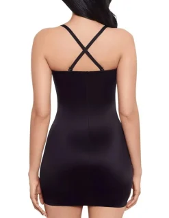 Miraclesuit Shapewear Convertible-To-Strapless Multiway Shaping Slip Dress in Black