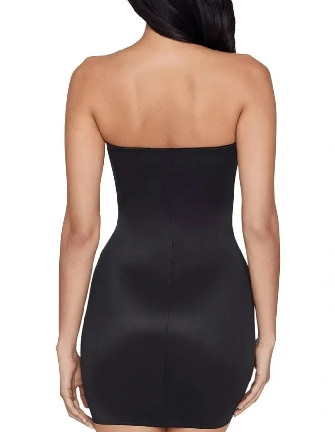 Miraclesuit Shapewear Convertible-To-Strapless Multiway Shaping Slip Dress in Black
