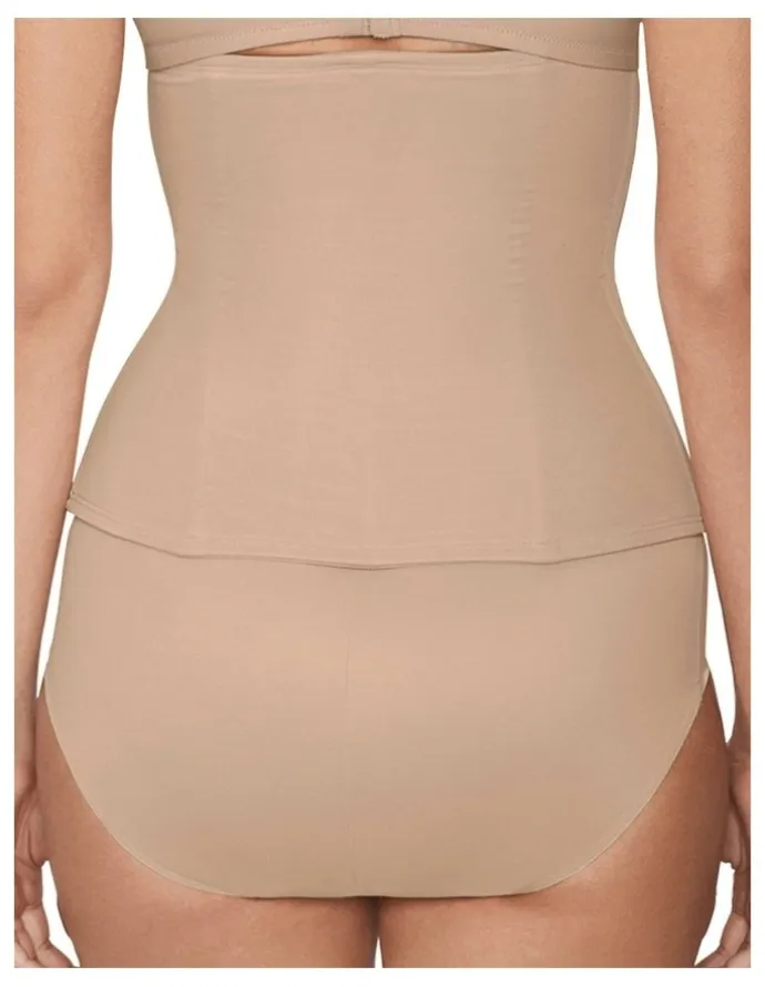 Miraclesuit Shapewear Inches Off Waist Cincher in Nude