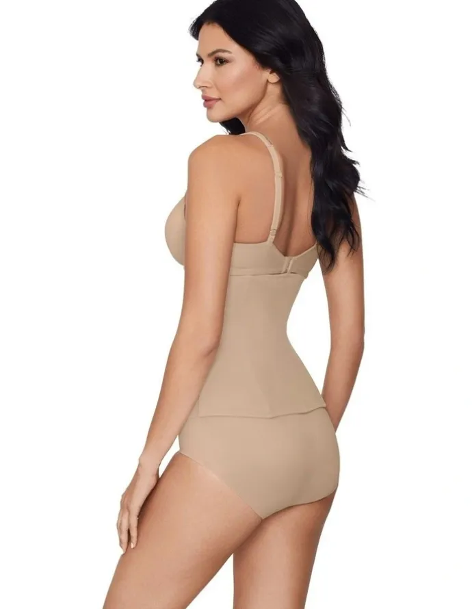 Miraclesuit Shapewear Inches Off Waist Cincher in Nude