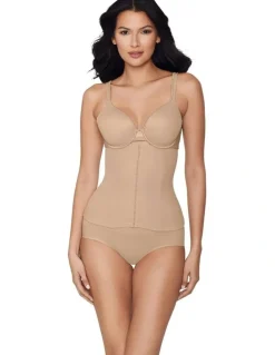 Miraclesuit Shapewear Inches Off Waist Cincher in Nude