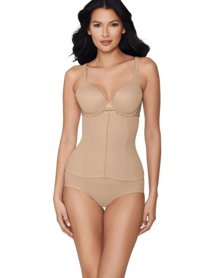 Miraclesuit Shapewear Inches Off Waist Cincher in Nude