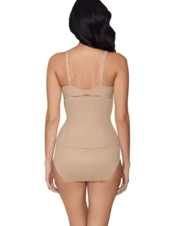 Miraclesuit Shapewear Inches Off Waist Cincher in Nude