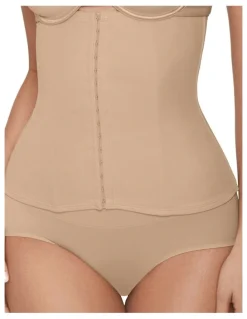 Miraclesuit Shapewear Inches Off Waist Cincher in Nude