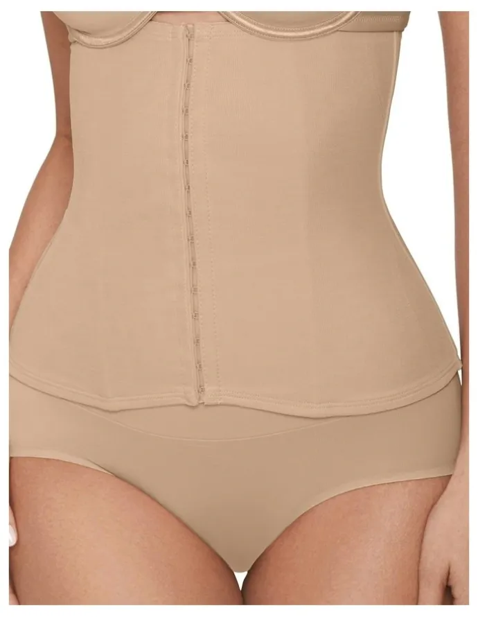 Miraclesuit Shapewear Inches Off Waist Cincher in Nude