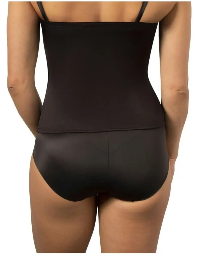 Miraclesuit Shapewear Inches Off Waist Cincher in Black