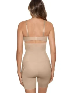Miraclesuit Shapewear Lycra FitSense Extra High Waist Thigh Shaper in Warm Beige