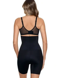 Miraclesuit Shapewear Lycra FitSense Extra High Waist Thigh Shaper in Black