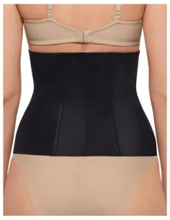 Miraclesuit Shapewear Modern Miracle Step-In Shaping Waist Cincher in Black