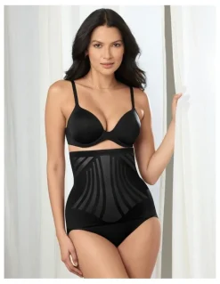 Miraclesuit Shapewear Modern Miracle Step-In Shaping Waist Cincher in Black